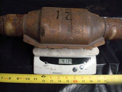 Scrap catalytic converter for recycle only, used #12