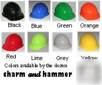New 12 hard hats gray hardhat case lot safety made usa