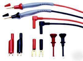 New deluxe probe master dmm test lead set - (8043S)
