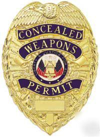 Badges - concealed weapons permit