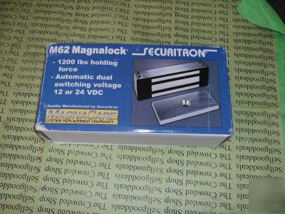 Securitron M62 magnalock mag lock 1200 lbs 12/24 M62F