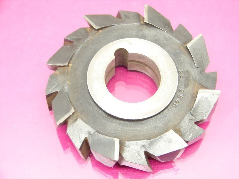 4 x 7/8 machinist staggered tooth side milling cutter
