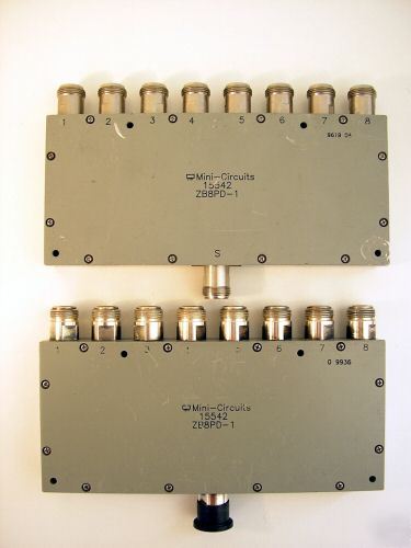 Mini-circuits ZB8PD-1 power splitter / combiner n-type