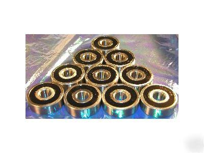10 bearings 6003-2RS 17X35 rubber sealed ball bearing
