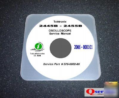 Tektronix tek 2445B service manual cd