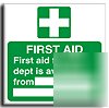First aid avail.from . sign-s.rigid-200X200MM(sa-027-rd