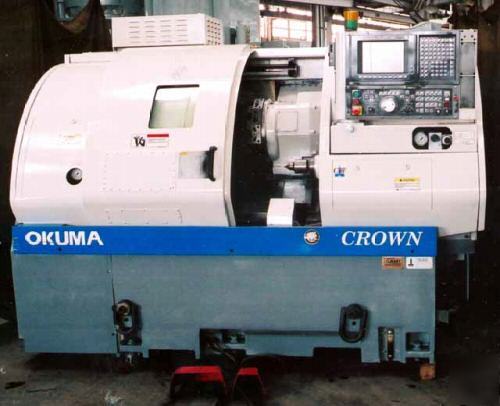 Okuma crown model 762SB 2-axis cnc turning machine