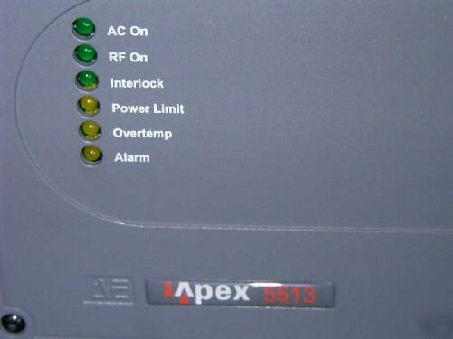 New advanced energy apex 5513 rf generator ae 5.5 kw