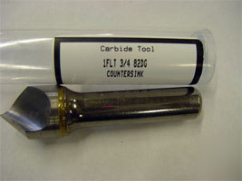 Usa single flt carbide countersink-3/4