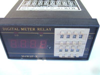 Autonics M4W2P-x digital meter relay panel display