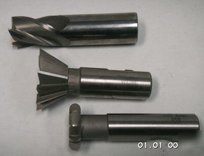 End mills - (lot of 3) 1