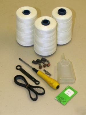 Jorestech - manual bag closer stitcher +3 spools & kit