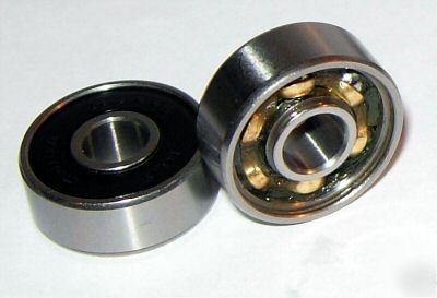 (10) R4A-1RS ball bearings, 1/4