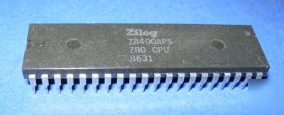 Cpu Z8400APS zilog Z80 vintage small logo very rare 