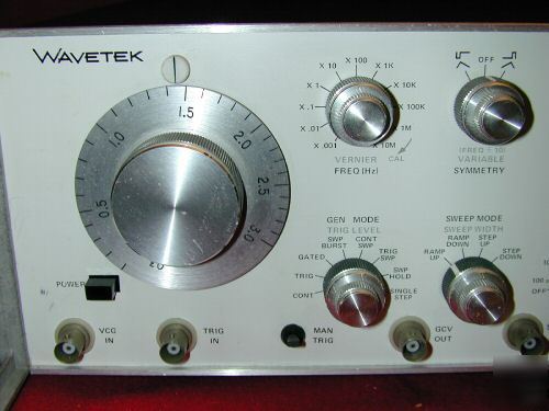 Wavetek 164 30MHZ signal and sweep generator