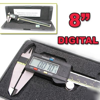 200MM 8INCH digital caliper vernier micrometer gauge