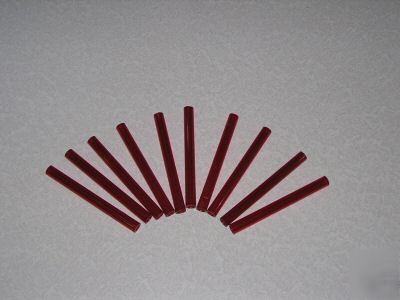Red acrylic tubes 3/8