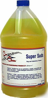 Super suds: rug and upholstery cleaner car truck