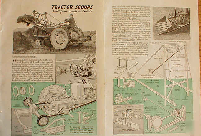 Tractor front end loader plans build and $ave