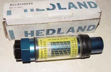 New hedland in line pneumatic flow meter H671-060 