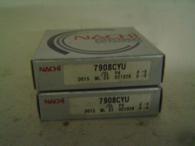 2 nachi bearings 7908CYU