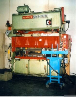 60 ton niagara #PN60-72-36, st. side double crank press