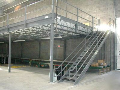 New * * custom steel industrial mezzanine per square foot