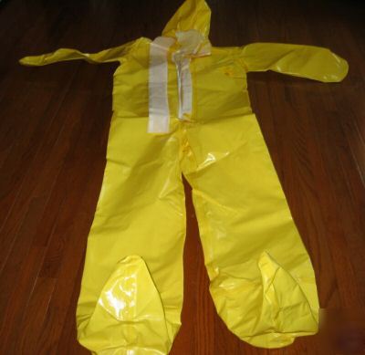 New case (2) tychem 9400 disp coveralls chemical suit * *