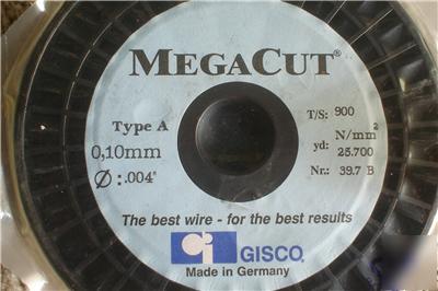 New megacut gisco roll .004 type a / germany save $$$$$