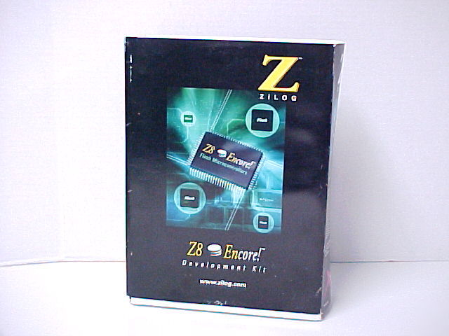 Zilog Z8 encore development kit flash microcontroller
