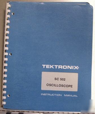 Tek sc-502 SC502 original service / operating manual
