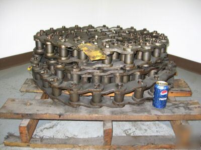 Lot renold jeffrey large roller chain 4.063 inch pitch
