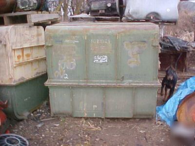 Military motor shipping crate container steel