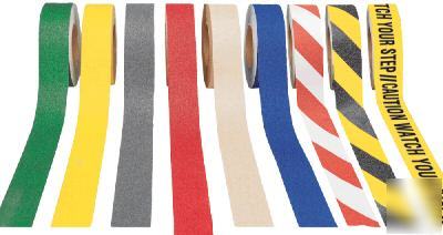 Red & white hazard stripe anti-slip (4