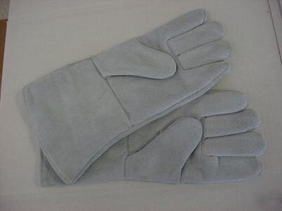 6 pair tillman split cowhide 1000 pearl welding gloves