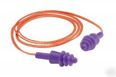 Twisters reusable & comfortable earplugs w/ cord bx 100