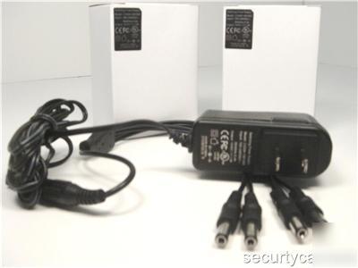 2X 1.5 a 12V power supply cctv security camera adapter 