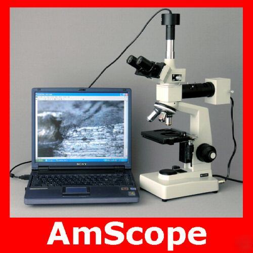 Metallurgical metallographic microscope + usb camera