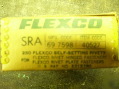 New 250 flexco self-setting rivets item#40527 ( in box)