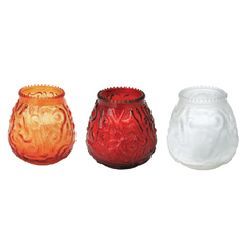 Ambria euro-venetian filled glass candles-ste 234V-1-am