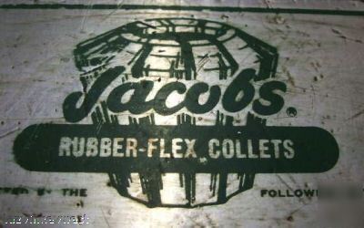 Jacobs rubber-flex collet set 5/8