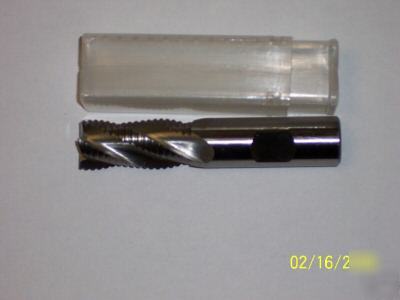 New - M42 cobalt roughing end mill 4 flute 1/4