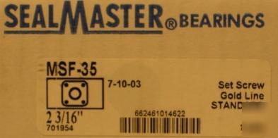 Seal master msf-35 bearing 2 3/16