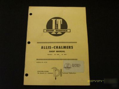 Allis chalmers i&t manual 5020 5030