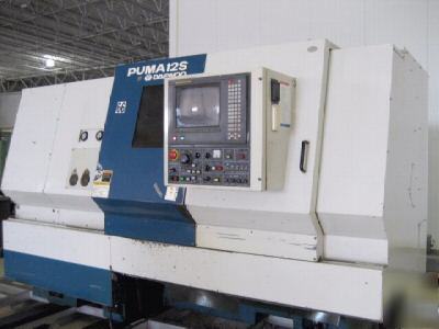 Daewoo puma 12 s cnc turning center lathe, fanuc, 30 hp