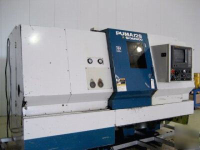 Daewoo puma 12 s cnc turning center lathe, fanuc, 30 hp