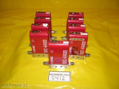 Stec sec-4400 mfc mass flow controller lot of 9