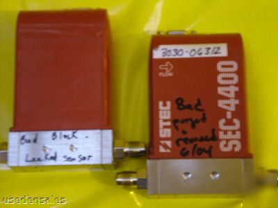Stec sec-4400 mfc mass flow controller lot of 9