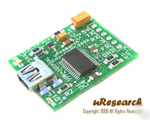 Usb to serial uart ttl converter board 4 pic avr basic