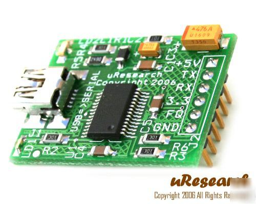 Usb to serial uart ttl converter board 4 pic avr basic